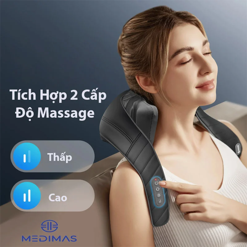 Máy Massage Cổ Vai Gáy MEDIMAS NM-01 Chính Hãng