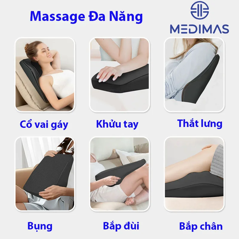 Máy Massage Lưng MEDIMAS Đa Năng Chính Hãng