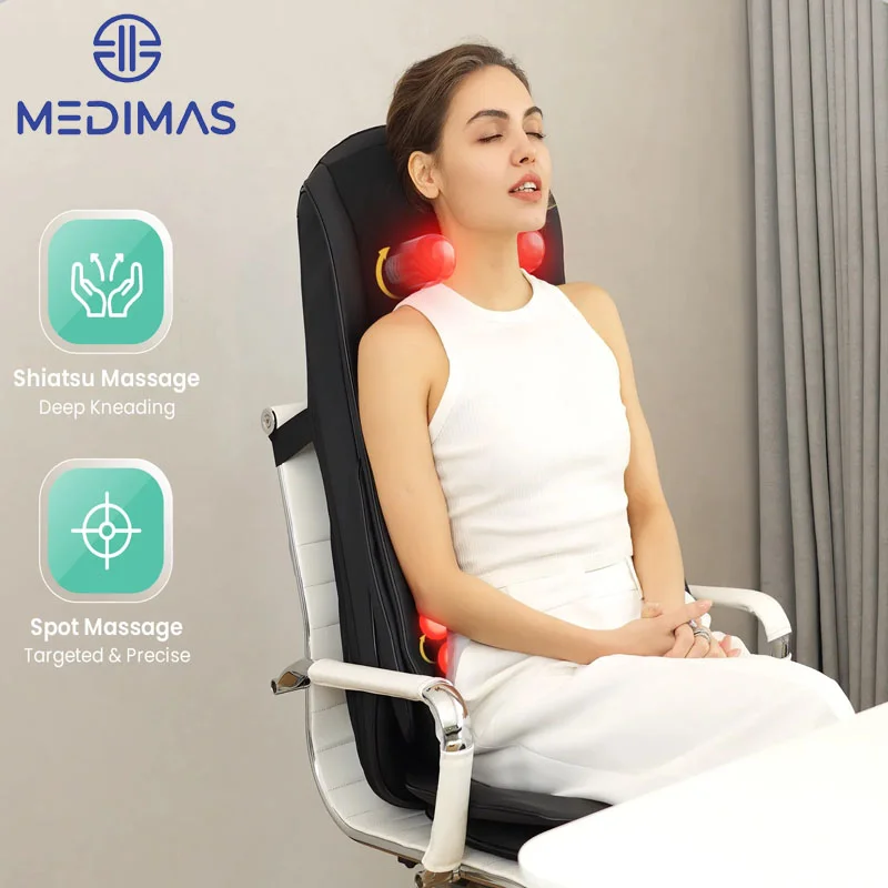 Ghế Massage Lưng Cổ MEDIMAS Chính Hãng